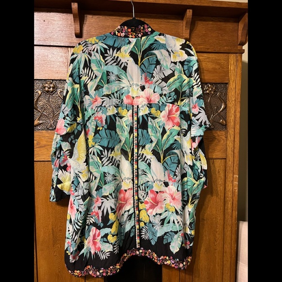 Johnny Was Kimono Fits like XL EUC - Picture 2 of 3